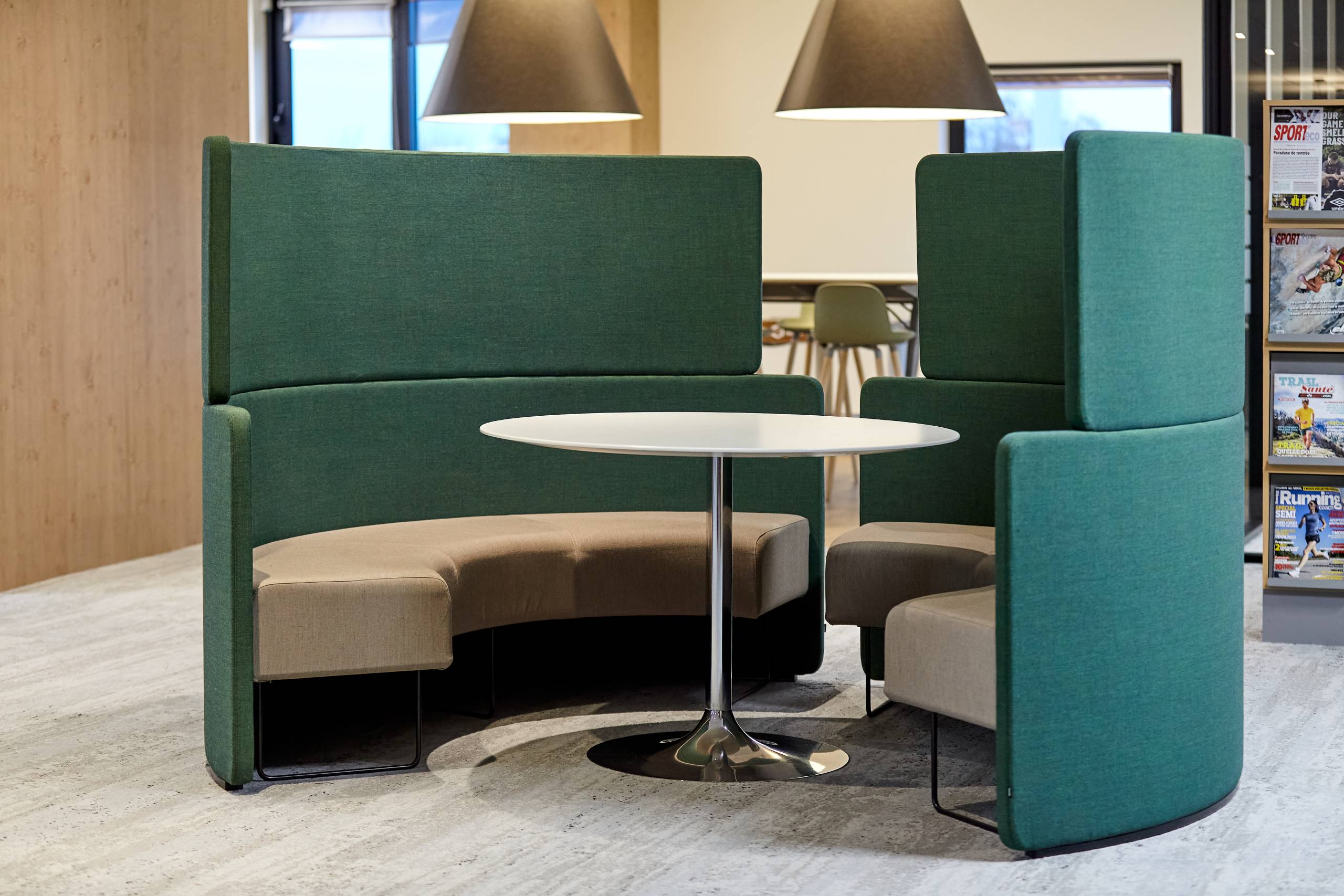 Tertia Solutions, spécialiste en mobilier de bureau professionnel - Espace de réunion informelle Columbia