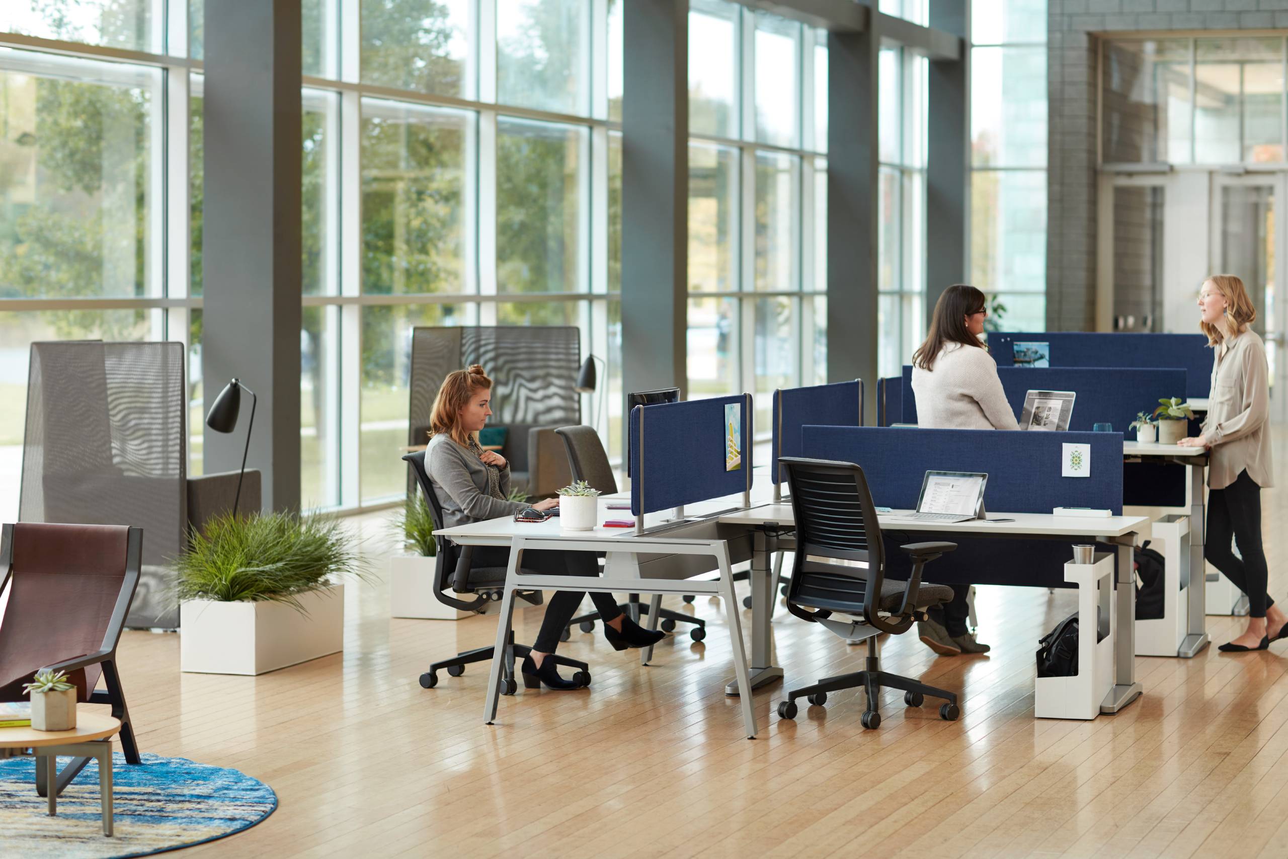 Bureaux réglables en hauteur
