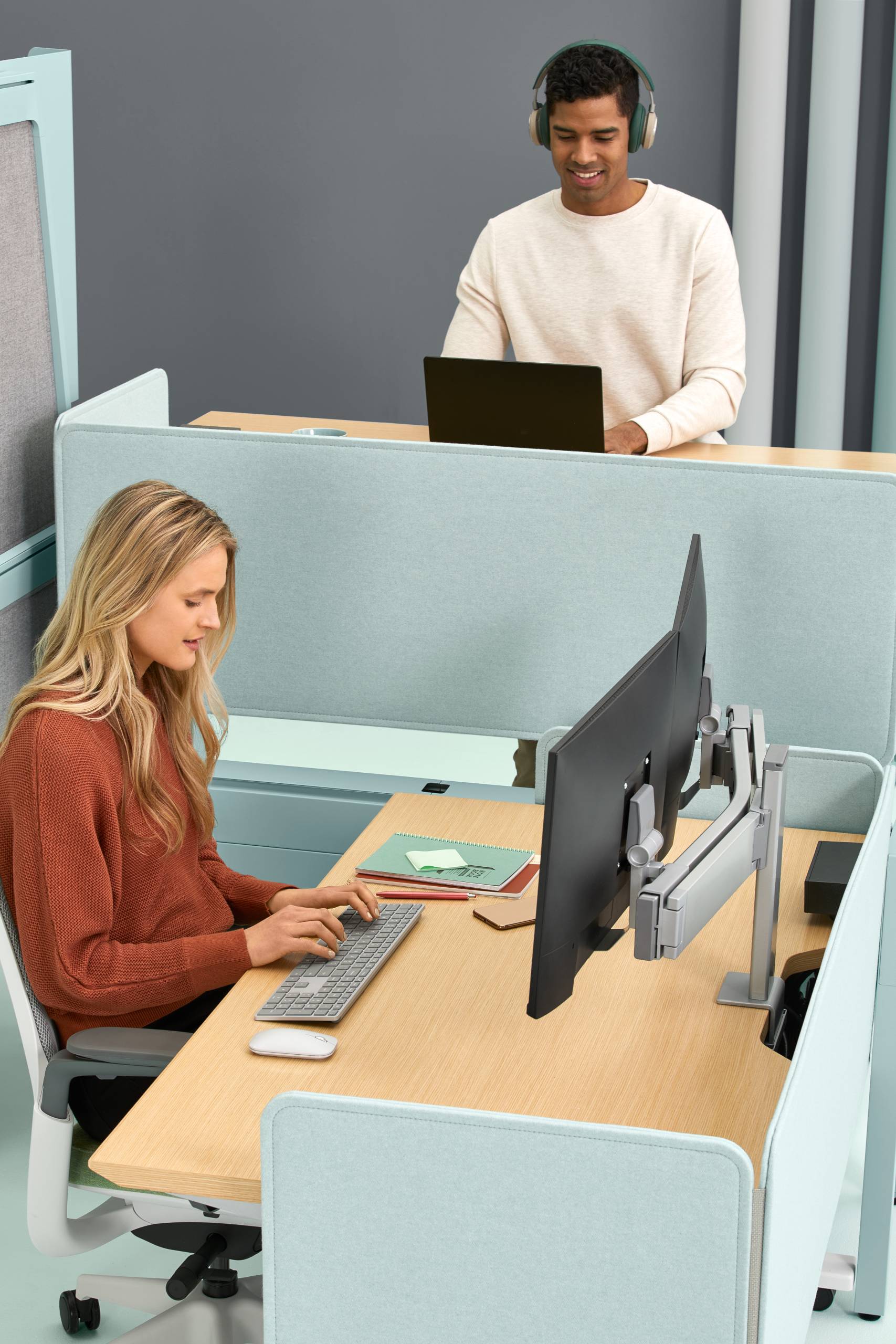 Bureaux réglables en hauteur
