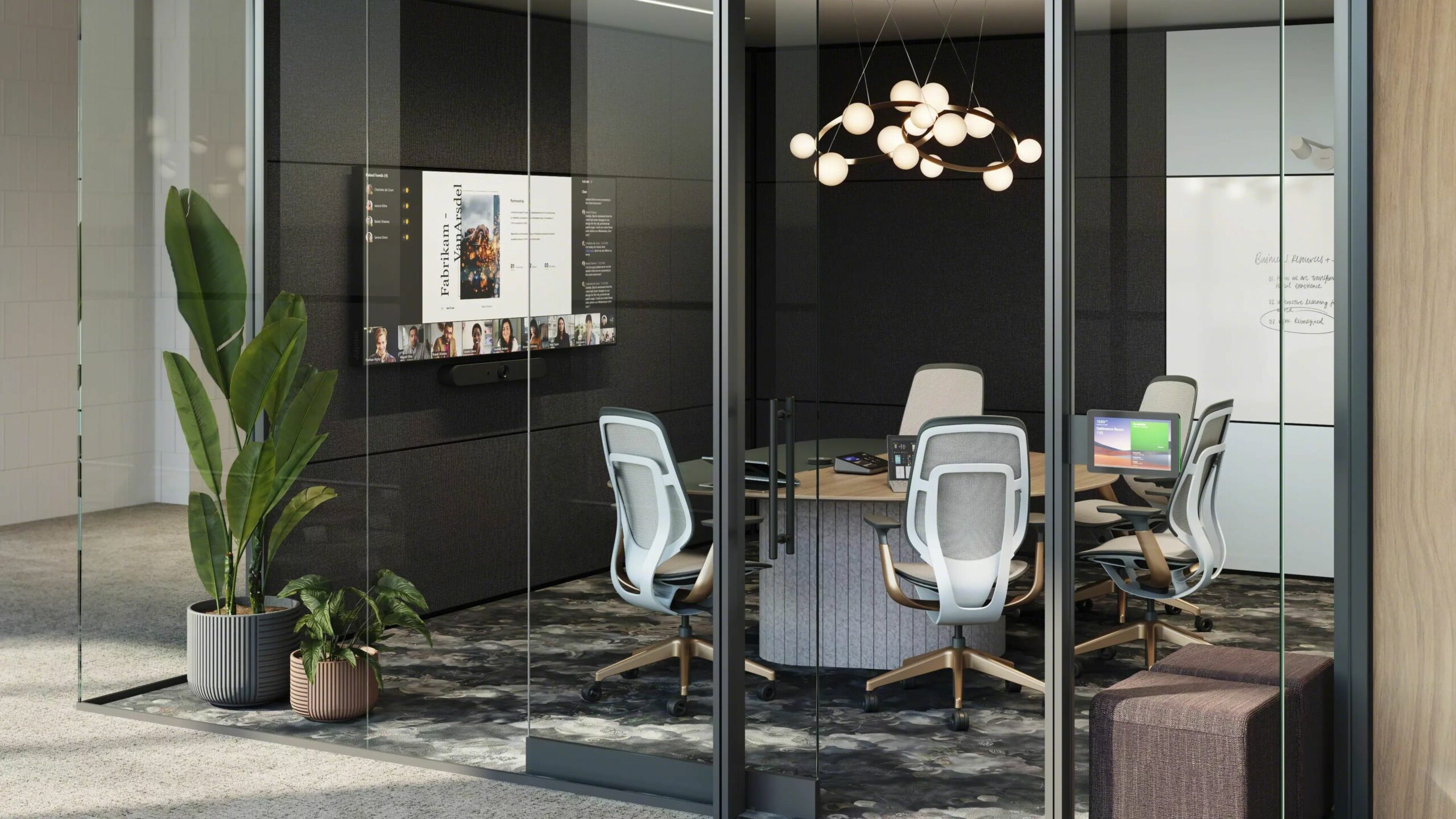 Salle de réunion et système visioconférence