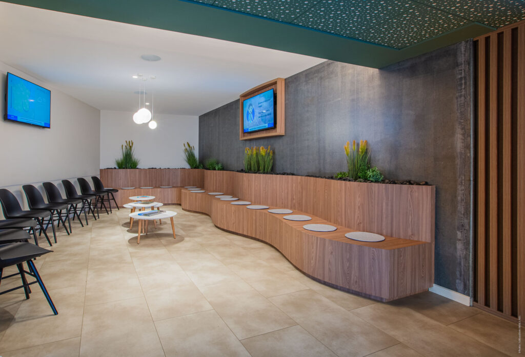 Tertia Solutions, spécialistes en aménagement cabinet médical - Salle d'attente du cabinet