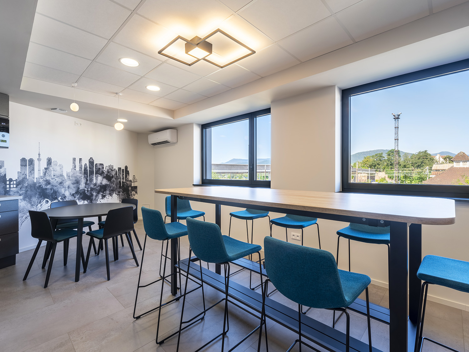Tertia Solutions, spécialistes en aménagement de bureaux professionnels - Asahi Kasei espace cuisine