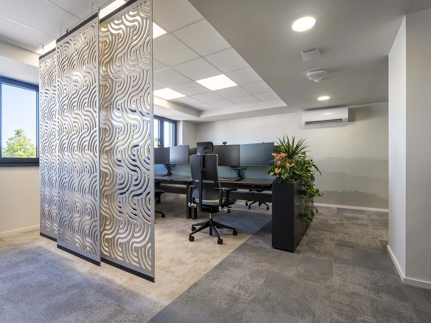 Tertia Solutions, spécialistes en aménagement de bureaux professionnels - Asahi Kasei open space