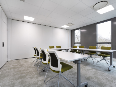 Tertia Solutions - mur mobile bureau professionnel - suez salle réunion mur fermé