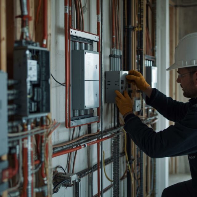 contractant général Tertia pour travaux techniques comme l'électricité