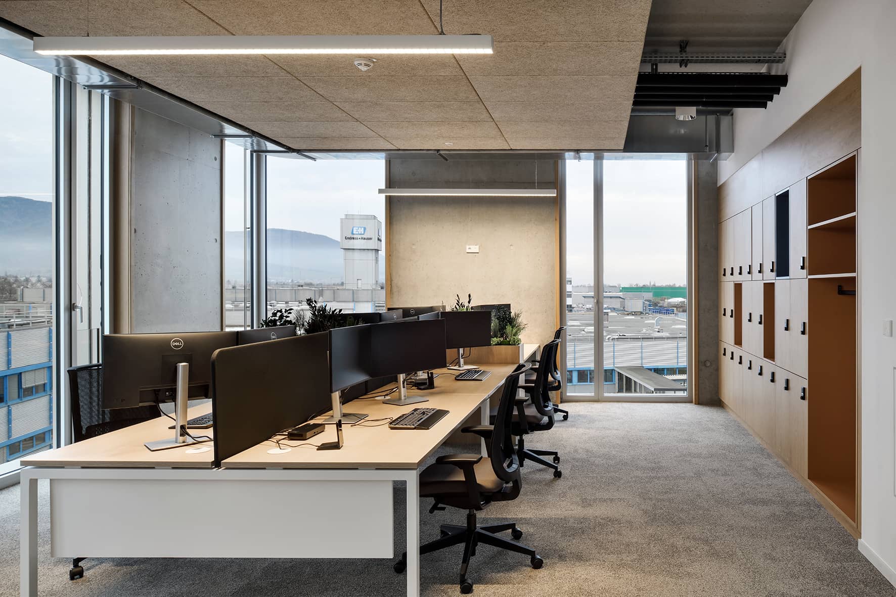 Tertia Solutions, expert en aménagement d'espaces de travail - Endress Hauser - Openspace - Mobilier ergonomique