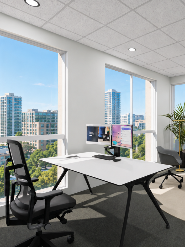 Tertia Solutions, expert en aménagement d'espaces de travail - Bureau direction - vue 3D - Herbalife